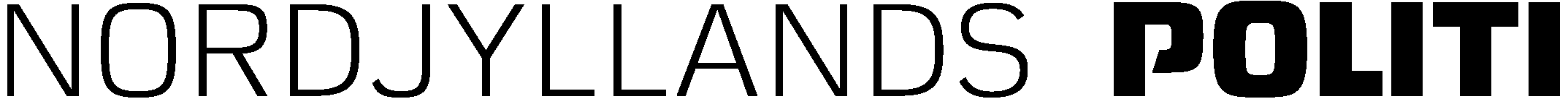 Nordjyllands politi sort logo